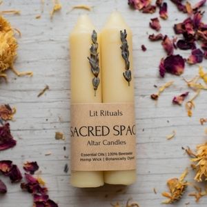 Lit Rituals Sacred Space Alter Candles